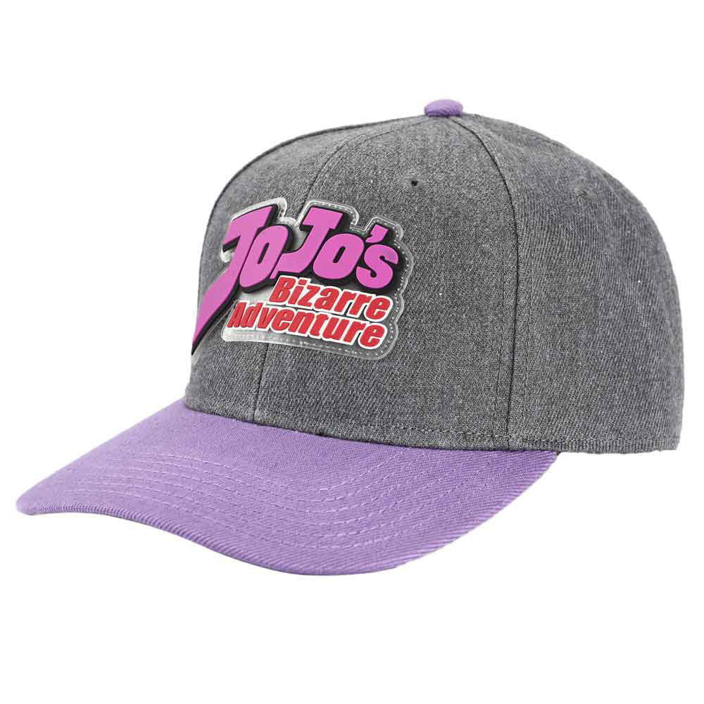 JoJo's Bizarre Adventure Logo Pre-Curved Bill Snapback Hat