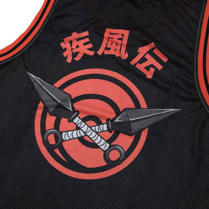 Naruto Sublimated Characters Basketball Unisex Adult Jersey