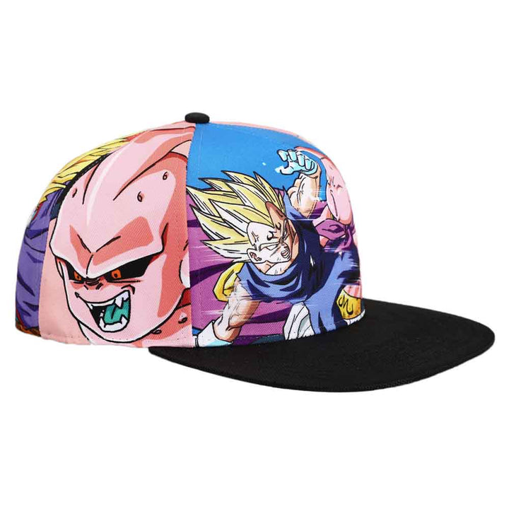 Dragon Ball Z Sublimated Print Flat Bill Snapback Hat