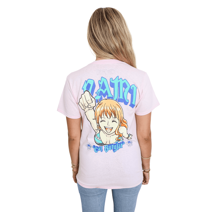 One Piece Nami Cat Burglar With Back Print Officially Licensed Adult T-Shirt