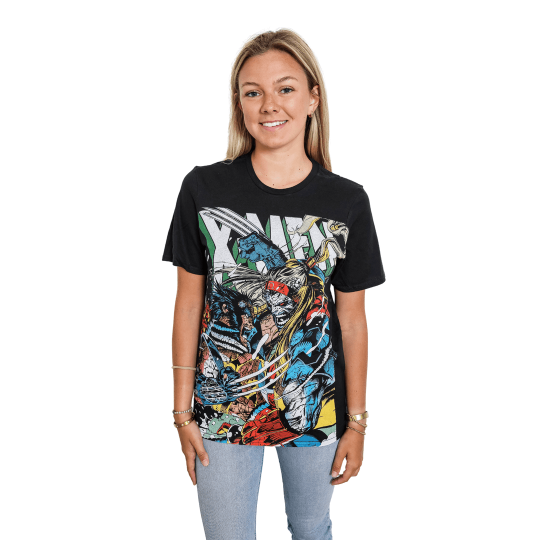 X-Men Wolverine vs Omega Marvel Liscensed Adult T-Shirt