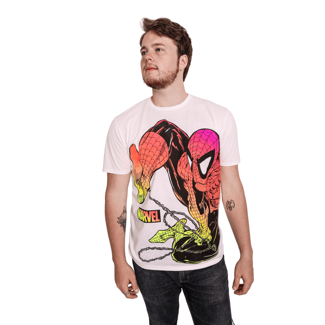 Spider-Man Chromatic Marvel Adult T-Shirt