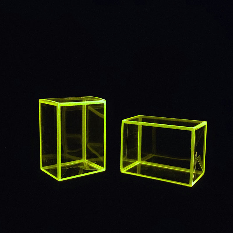 Fundom 0.5mm Yellow Glow-in-the-dark Pop Protectors Sleeve Case 5-Pack - 4" Inch Pop! Vinyl Figures