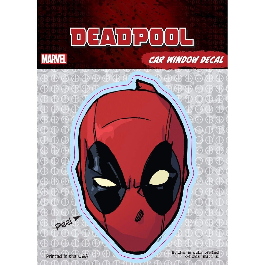 Deadpool Mask Marvel Comics Car Window Decal