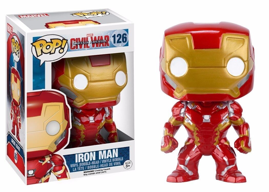 Funko Pop! Captain America 3 Civil War Iron Man Vinyl Action Figure