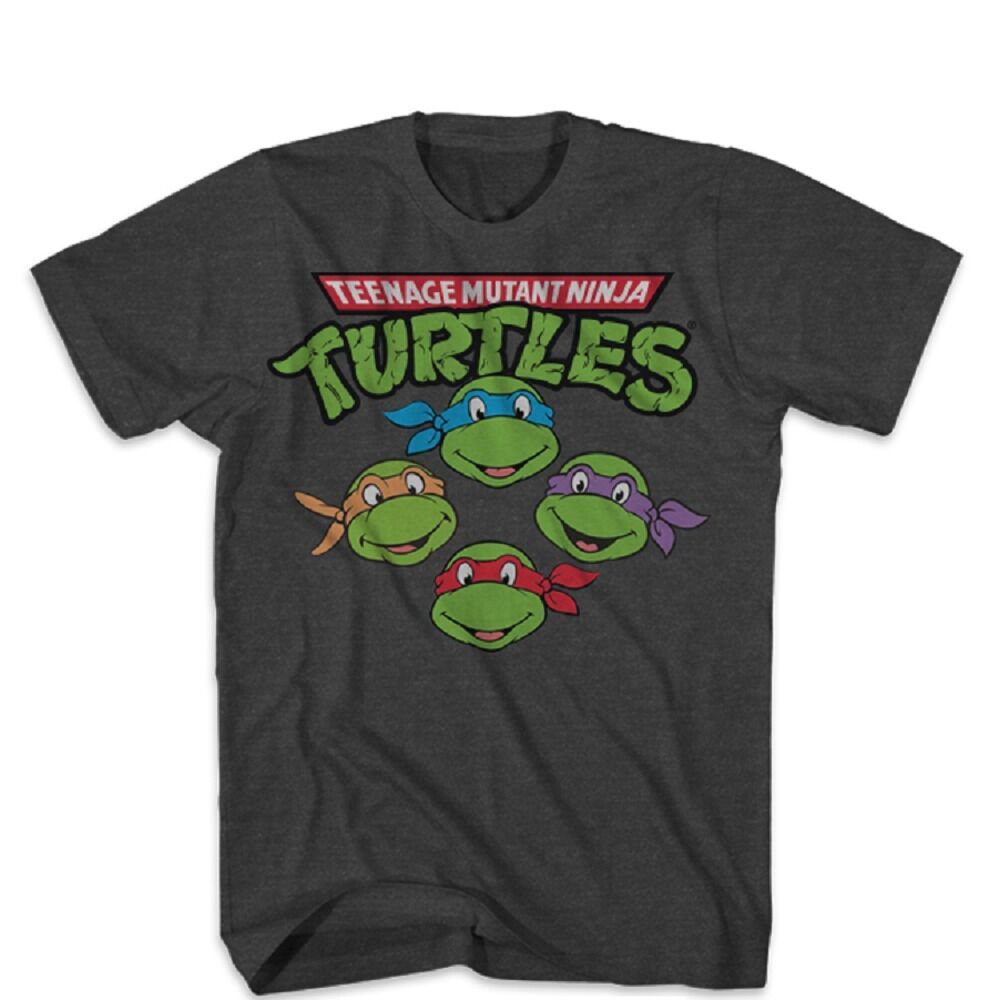 Teenage Mutant Ninja Turtles The Four Heads Licensed Adult T-Shirt