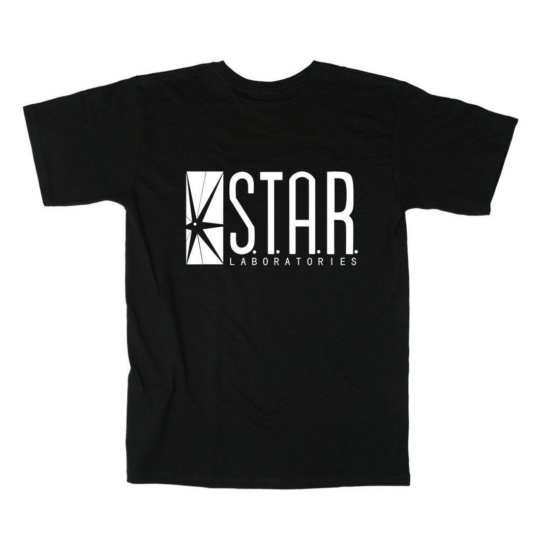 Flash TV Show Star Labs Laboratories Logo DC Comics Adult T-Shirt