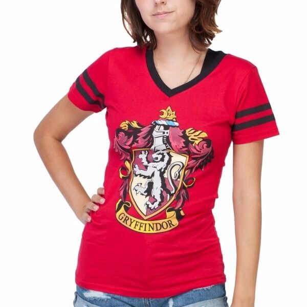 Harry Potter Gryffindor Junior V Neck T-Shirt