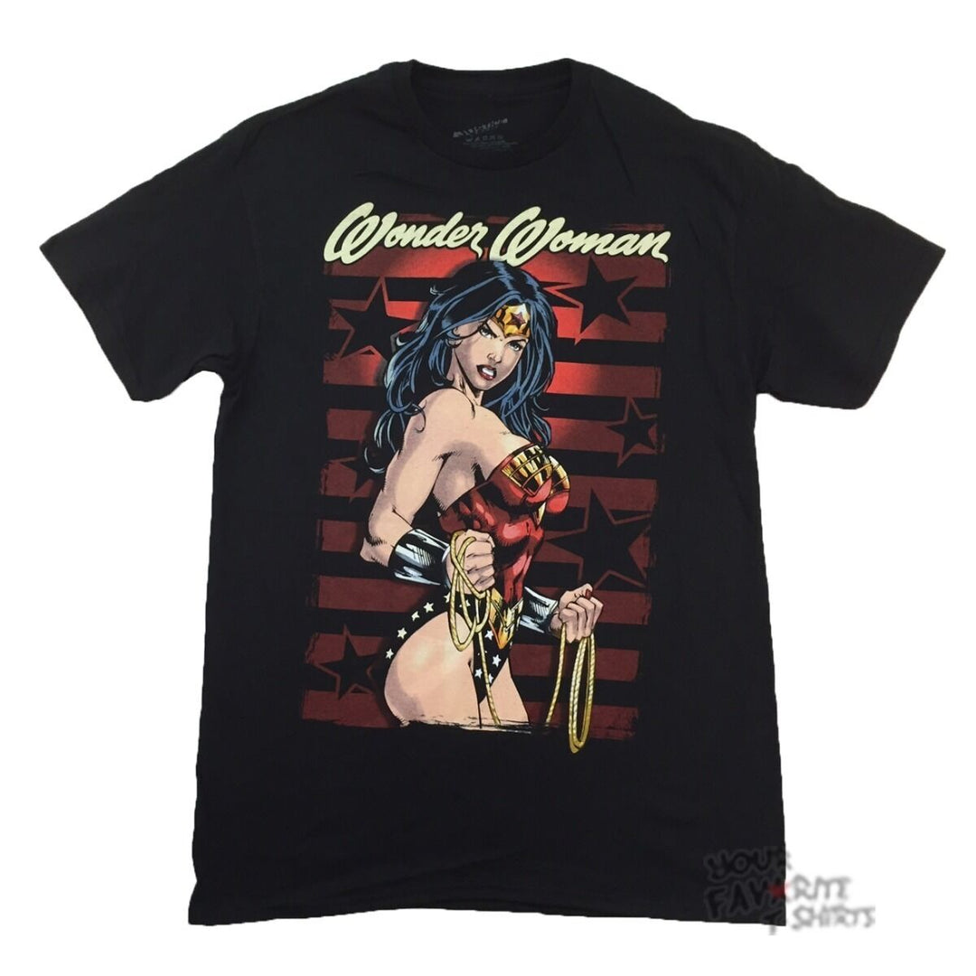 Wonder Woman Stars DC Comics Adult T-Shirt