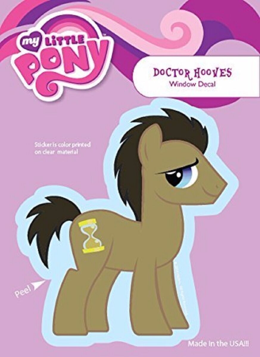 My Little Pony Doctor Hooves / Whooves Car Window Decal Sticker