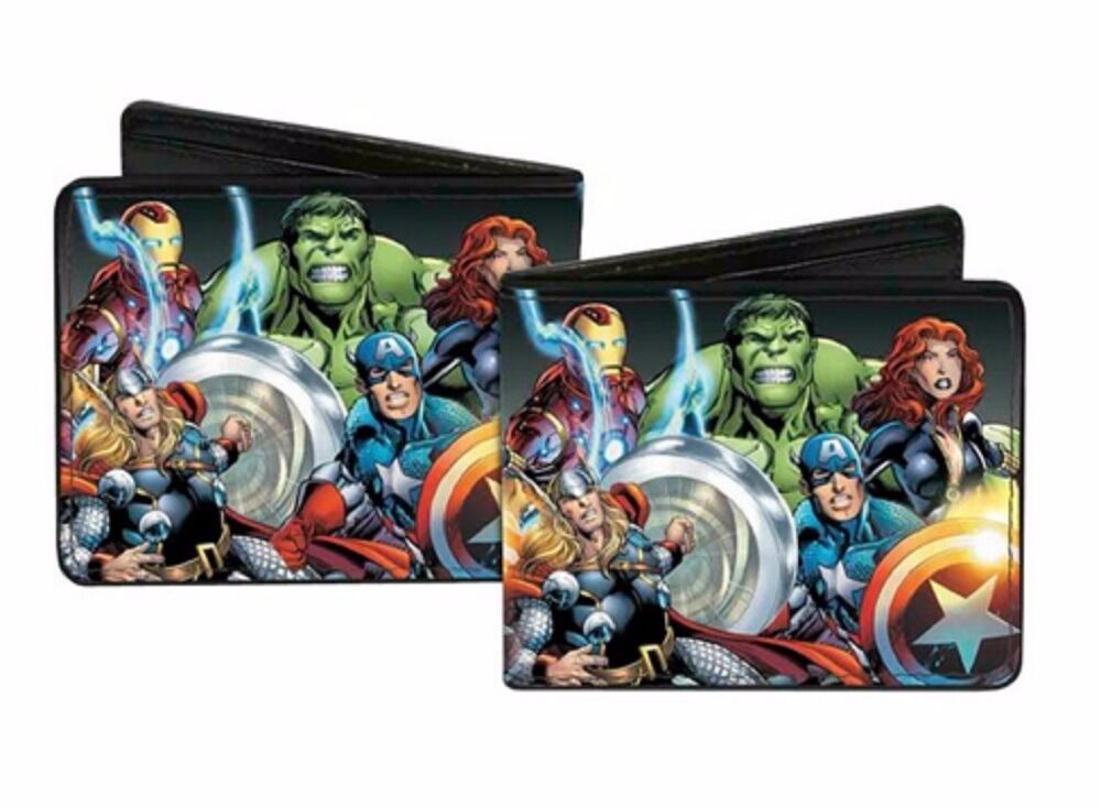 Avengers Team Marvel Comics Adult Bi-Fold Wallet