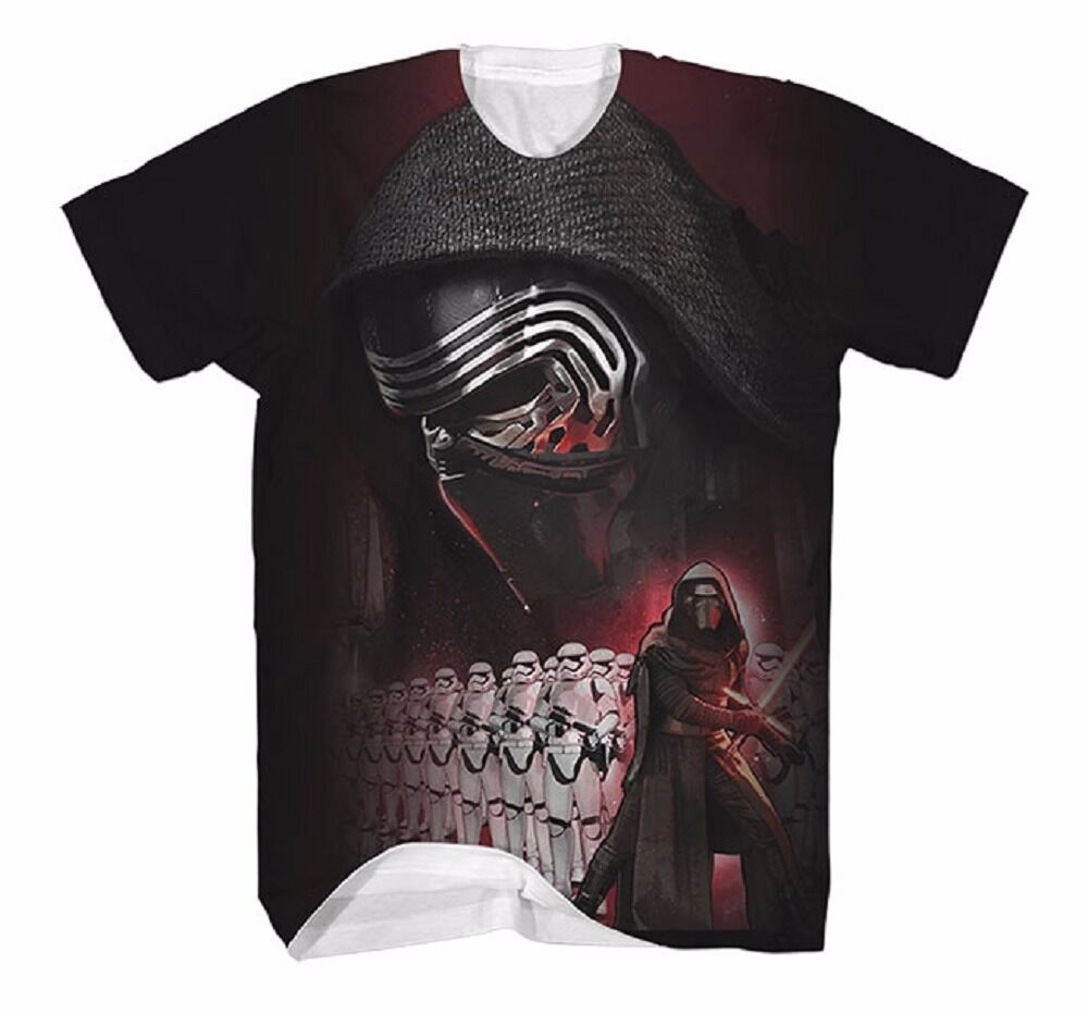 Star Wars The Force Awakens Kylo Ren Sublimated Adult T-Shirt
