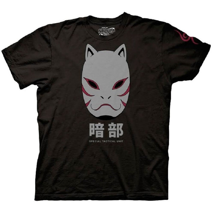 Naruto Shippuden Anbu Black Ops Mask Anime T Shirt
