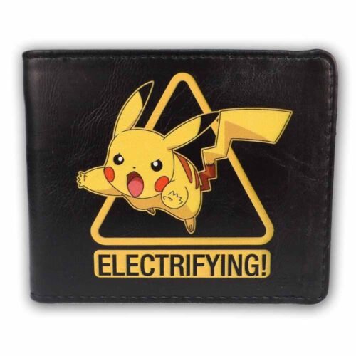 Pokemon Pikachu Electrifying Poses Adult Bi-Fold Wallet