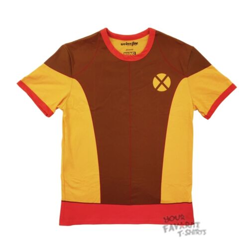 Wolverine Brown Costume X-Men Marvel Comics Premium Adult T-Shirt