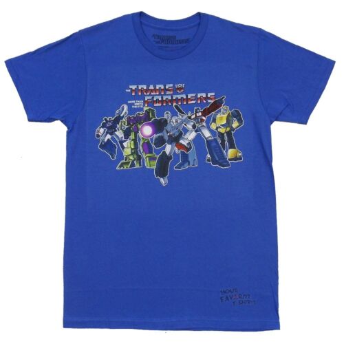 Transformers Classic Lineup Optimus Megatron Adult T-Shirt