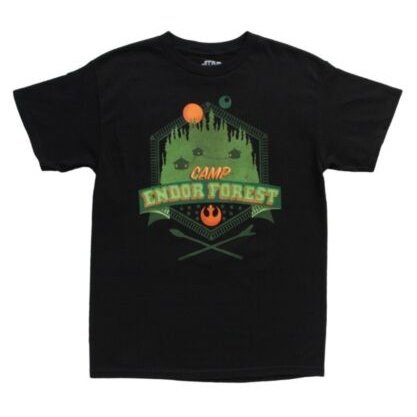 Star Wars Camp Endor Forest Adult T-Shirt