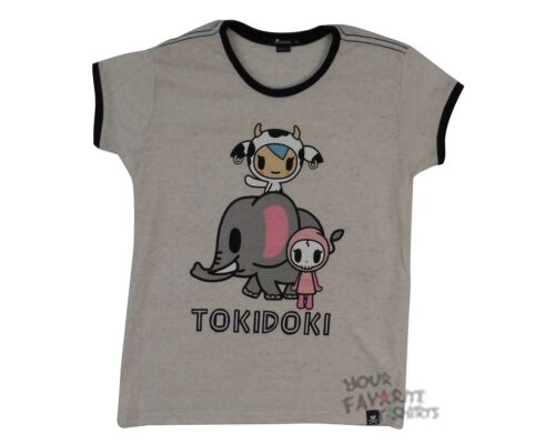 Tokidoki Elephant Love Mozzarella Ciao Ciao Fashion Junior T-Shirt