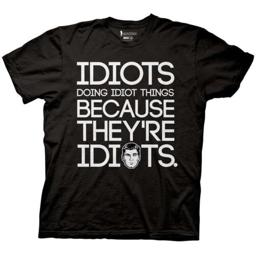 Archer Idiots Doing Idiot Things Exclusive Adult T-Shirt