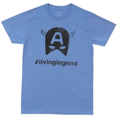 Captain America #Livinglegend Hashtag Marvel Comics Premium Adult T-Shirt