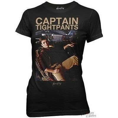 Firefly Captain Tightpants Mal Serenity Junior T-Shirt