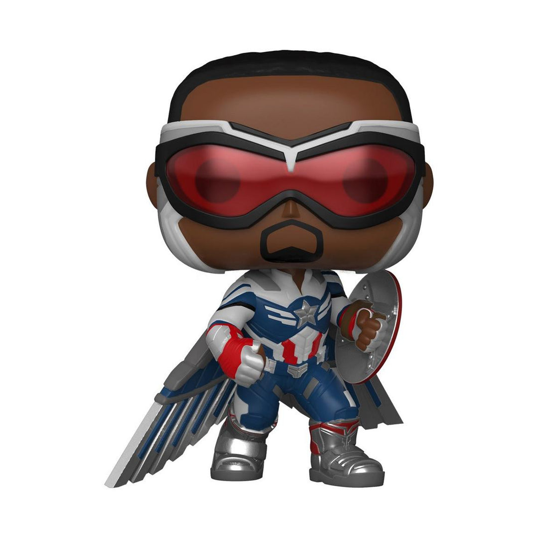 Funko Pop! Marvel: The Falcon and the Winter Soldier - Captain America Action Pose GameStop Exclusive