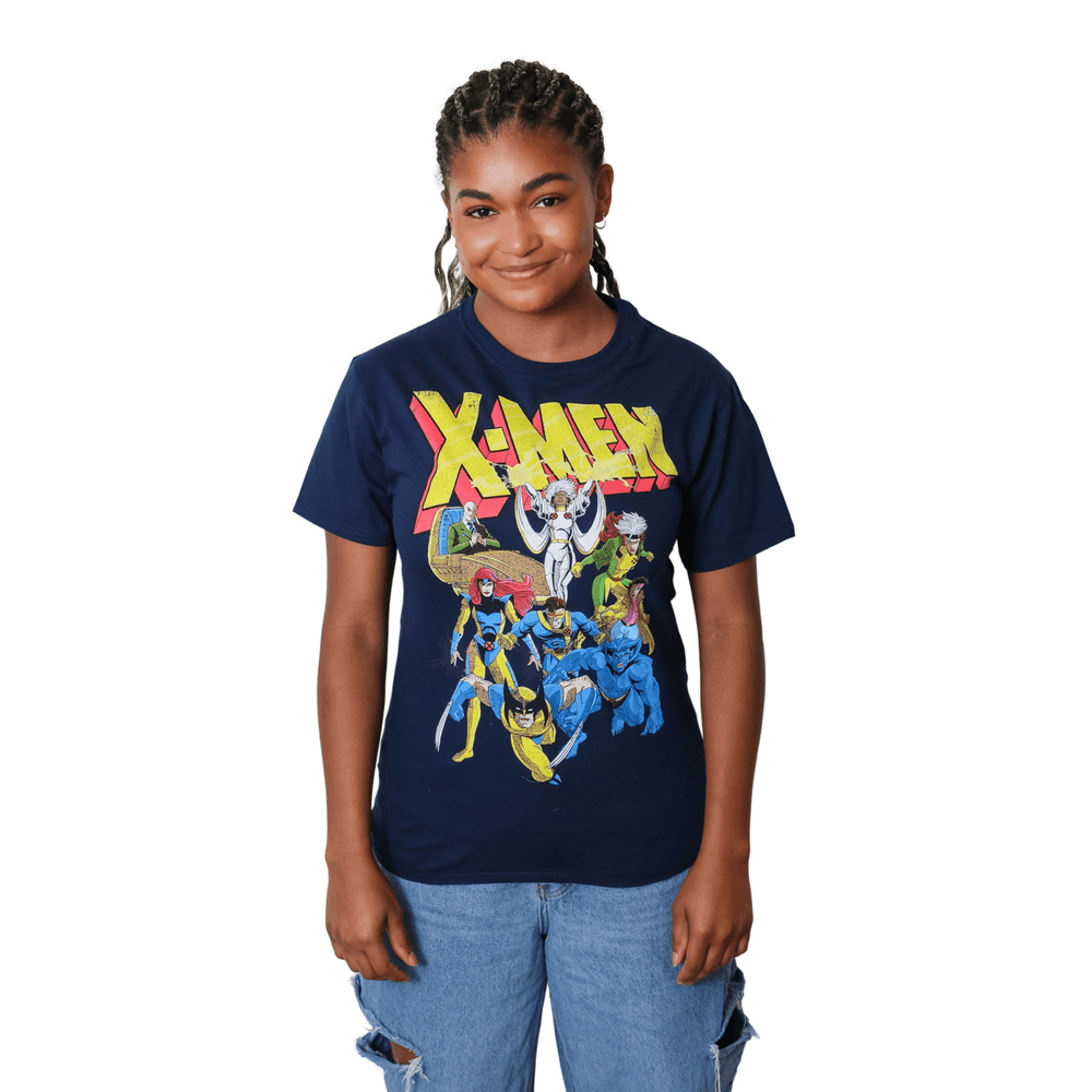 X-Men Animated Series 90's Team Marvel Comics Officially Licensed Adult T-Shirt