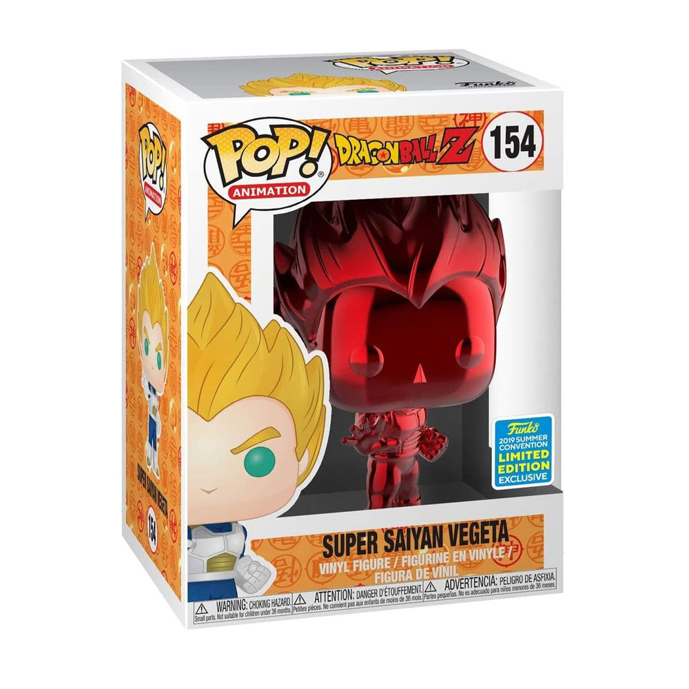 Funko Pop! Animation: Dragon Ball Z - Super Saiyan Vegeta Red Chrome