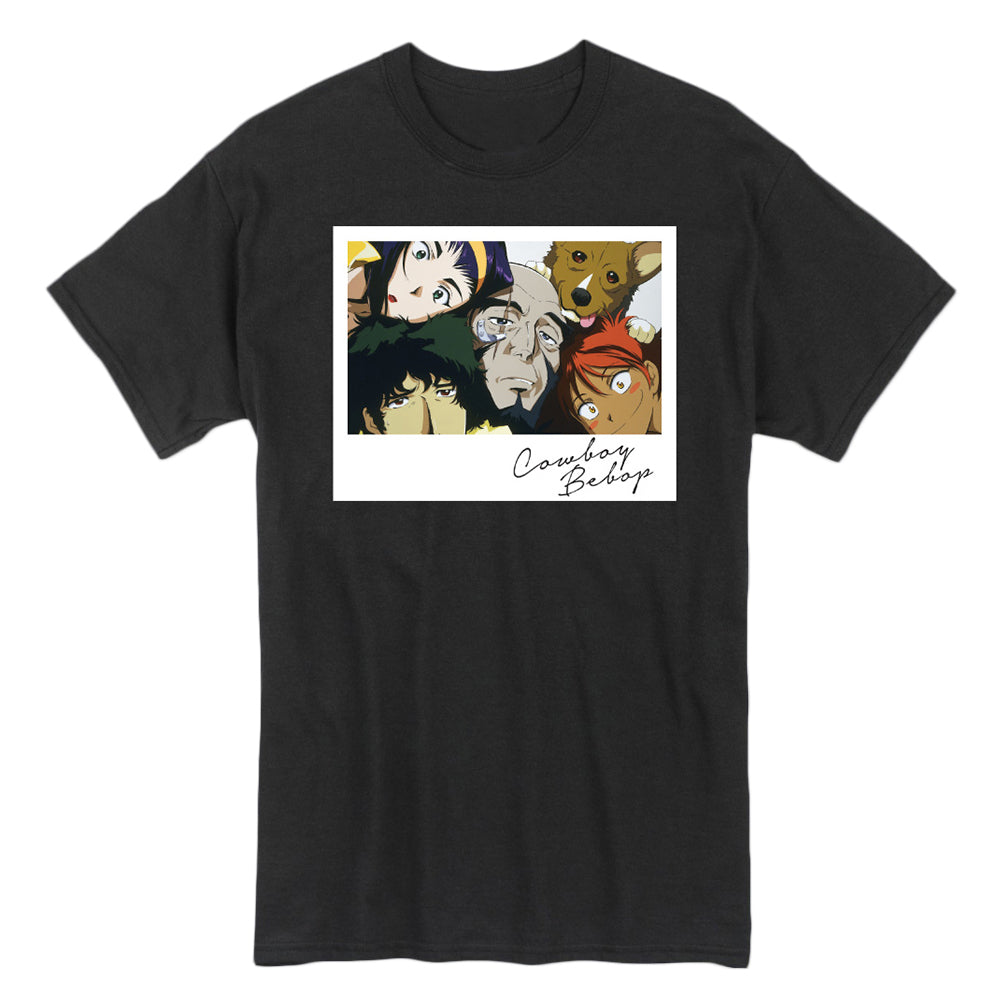 Cowboy Bebop Group Polaroid Adult Men T-Shirt Great Eastern