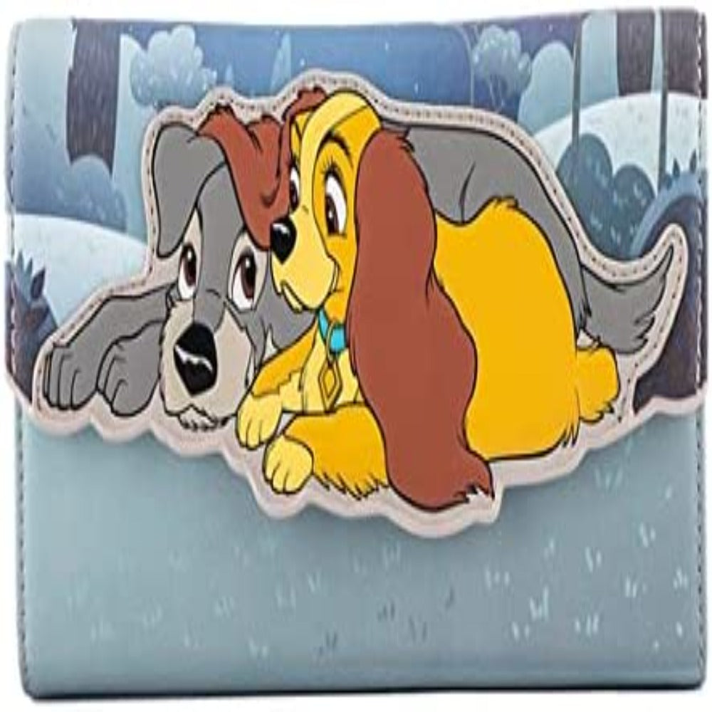 Loungefly Disney Lady and the Tramp Wet Cement Faux Leather Wallet