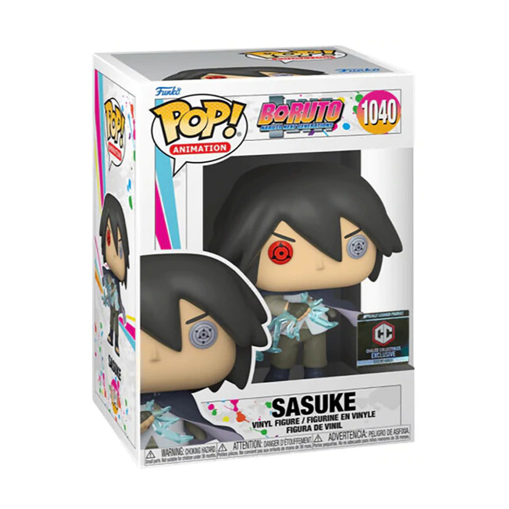 Funko Pop! Naruto Shippuden Sasuke Uchiha Rinnegan Chidori Chase Figure AAA  Anime Exlcusive