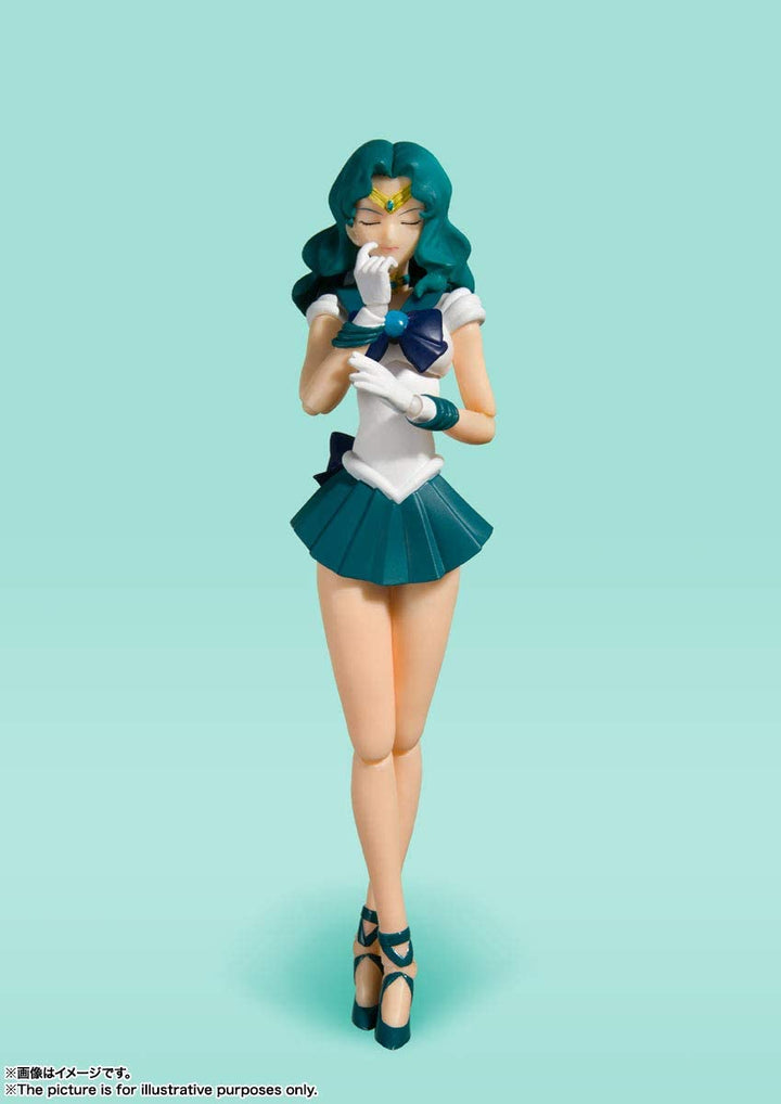 TAMASHII NATIONS Sailor Neptune Pretty Guardian Sailor Moon Bandai Spirits S.H.Figuarts Animation Color Edition