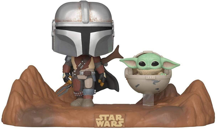 Funko Pop! Moment Star Wars: Mandalorian - Mandalorian and Child Vinyl Figure