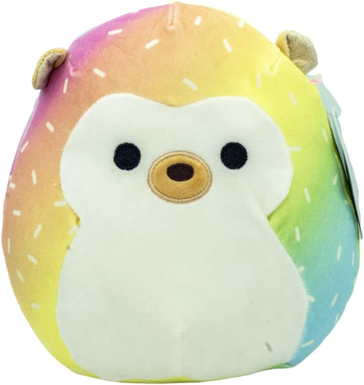 Squishmallows Bowie The Rainbow Hedgehog Squishy Soft 8in Colorful Crew Plush
