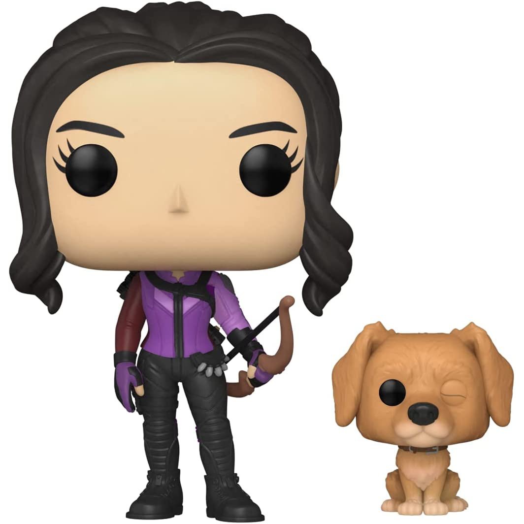Funko Pop! & Buddy TV Marvel: Hawkeye - Kate Bishop with Lucky The Pizza Dog