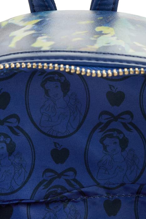 Loungefly Disney Snow White Scenes Women Backpack Double Strap Shoulder Bag Purse