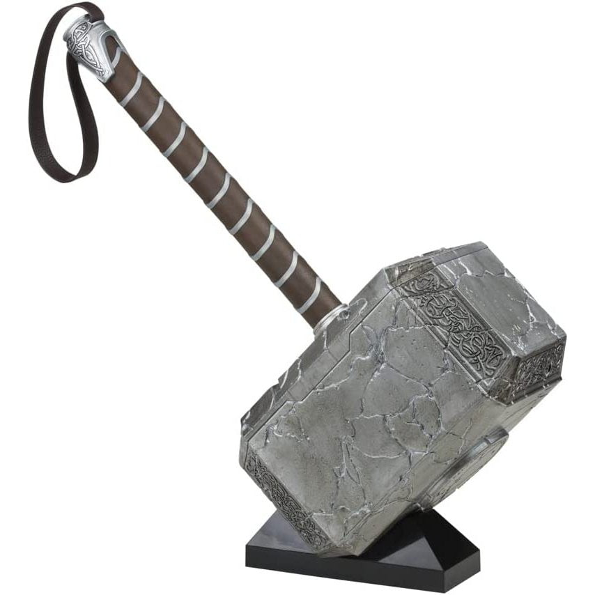 Hasbro Marvel Legends Series Thor Mjolnir Premium Electronic Roleplay Hammer with Lights and Sound FX