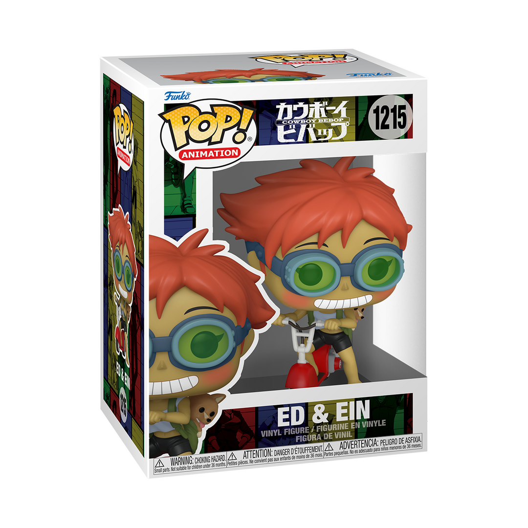 Funko Pop! Animation: Cowboy Bebop - Ed & Ein On Scooter