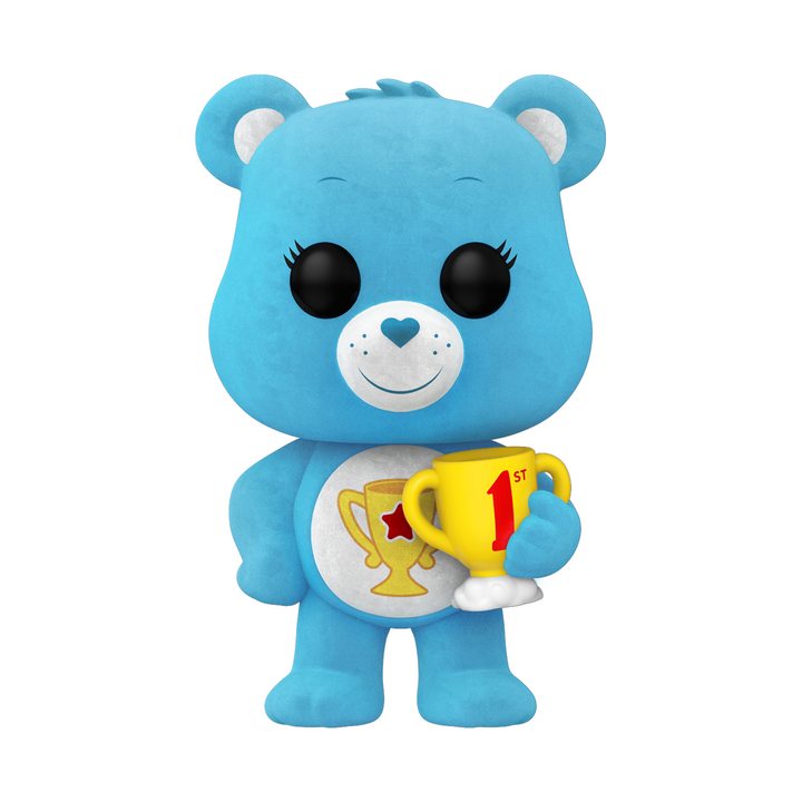 Funko Pop! Animation: Care Bear 40th Anniversary - Champ Bear Flocked Chase