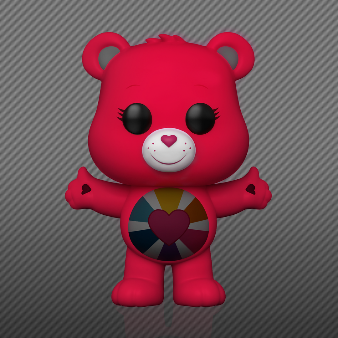 Funko Pop! Animation: Care Bear 40th Anniversary - Hopeful Heart Bear Glow Chase