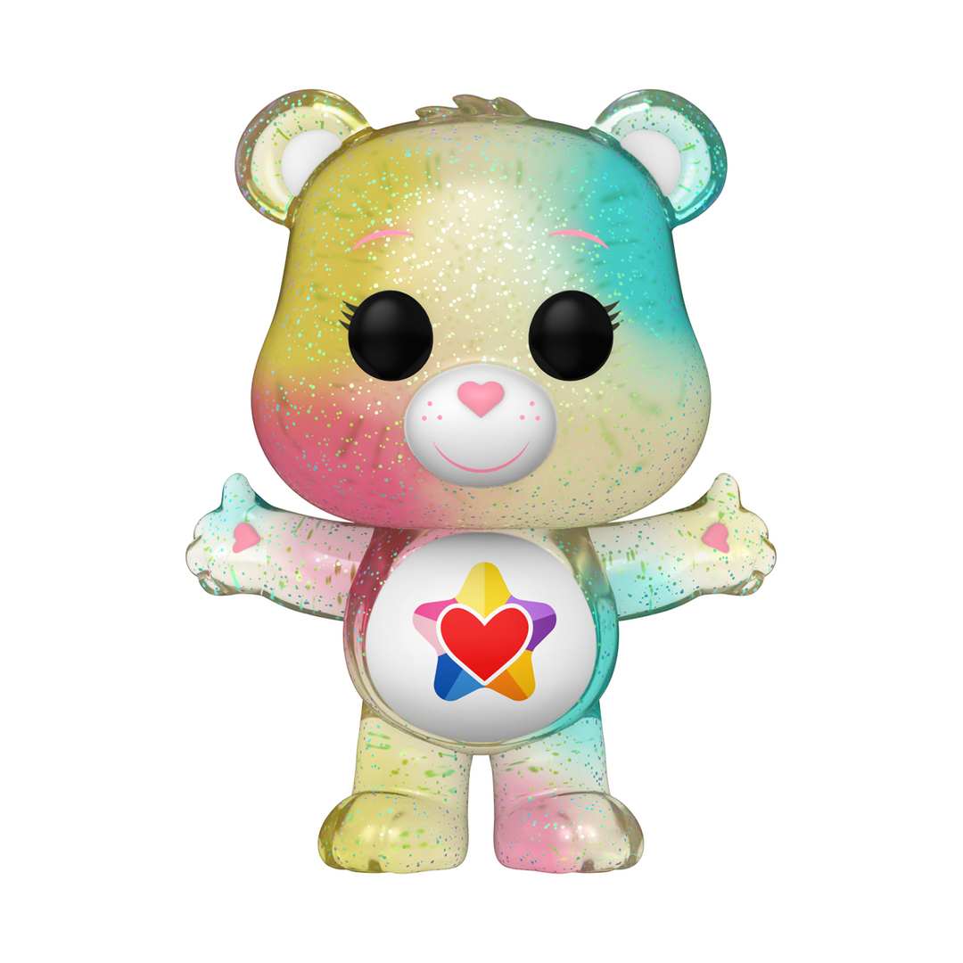 Funko Pop! Animation: Care Bear 40th Anniversary - True Heart Bear Translucent Chase