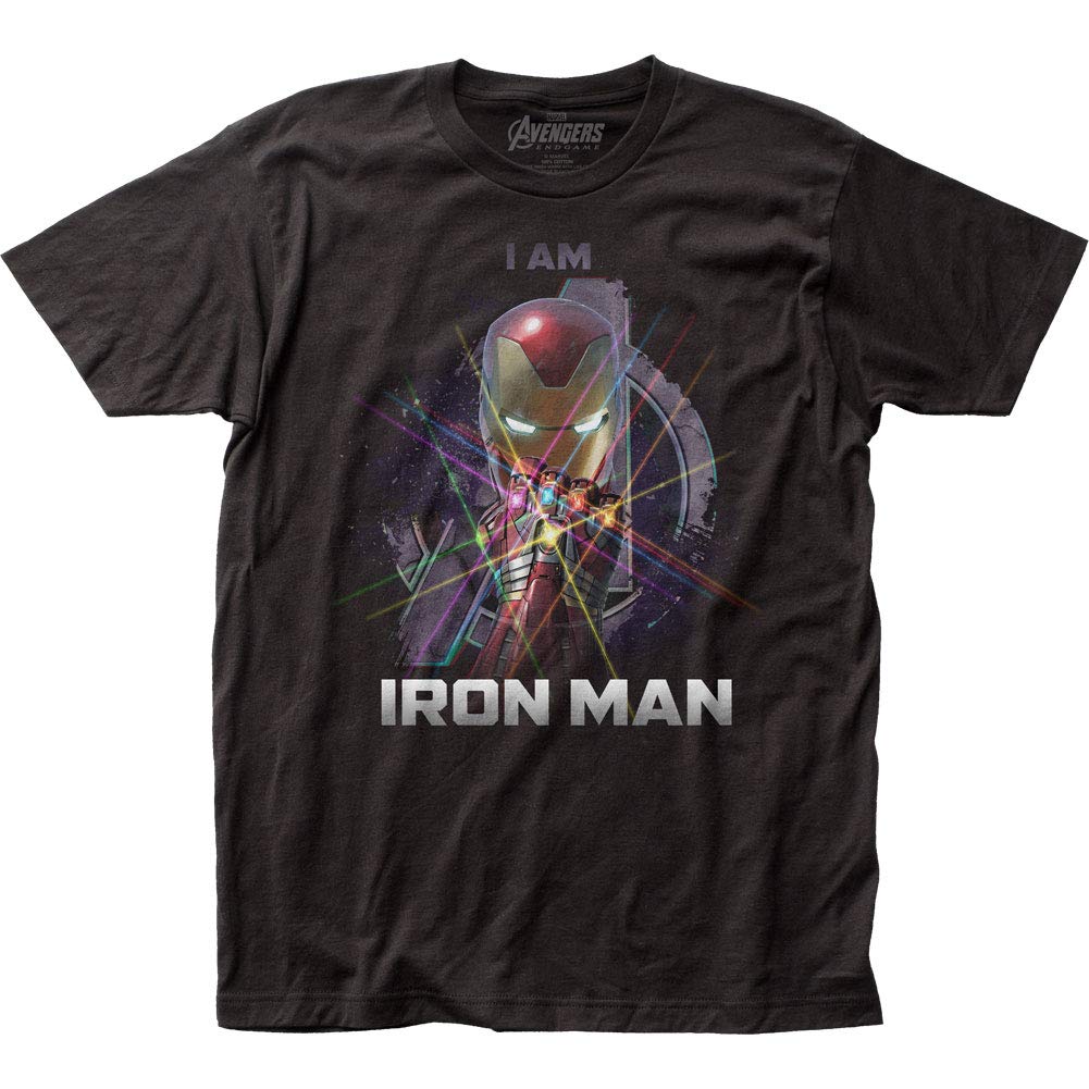 Avengers Endgame Movie I Am Iron Man Fitted Adult T-Shirt