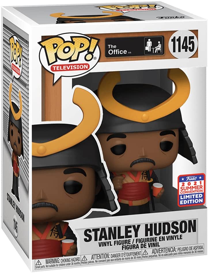 Funko Pop! The Office Stanley Hudson as Samurai Warrior 2021 Convention Exclusive Vinyl Figure