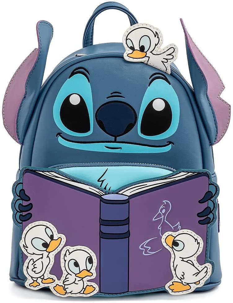 Loungefly Disney Lilo And Stitch Story Time Duckies Mini Backpack Bag