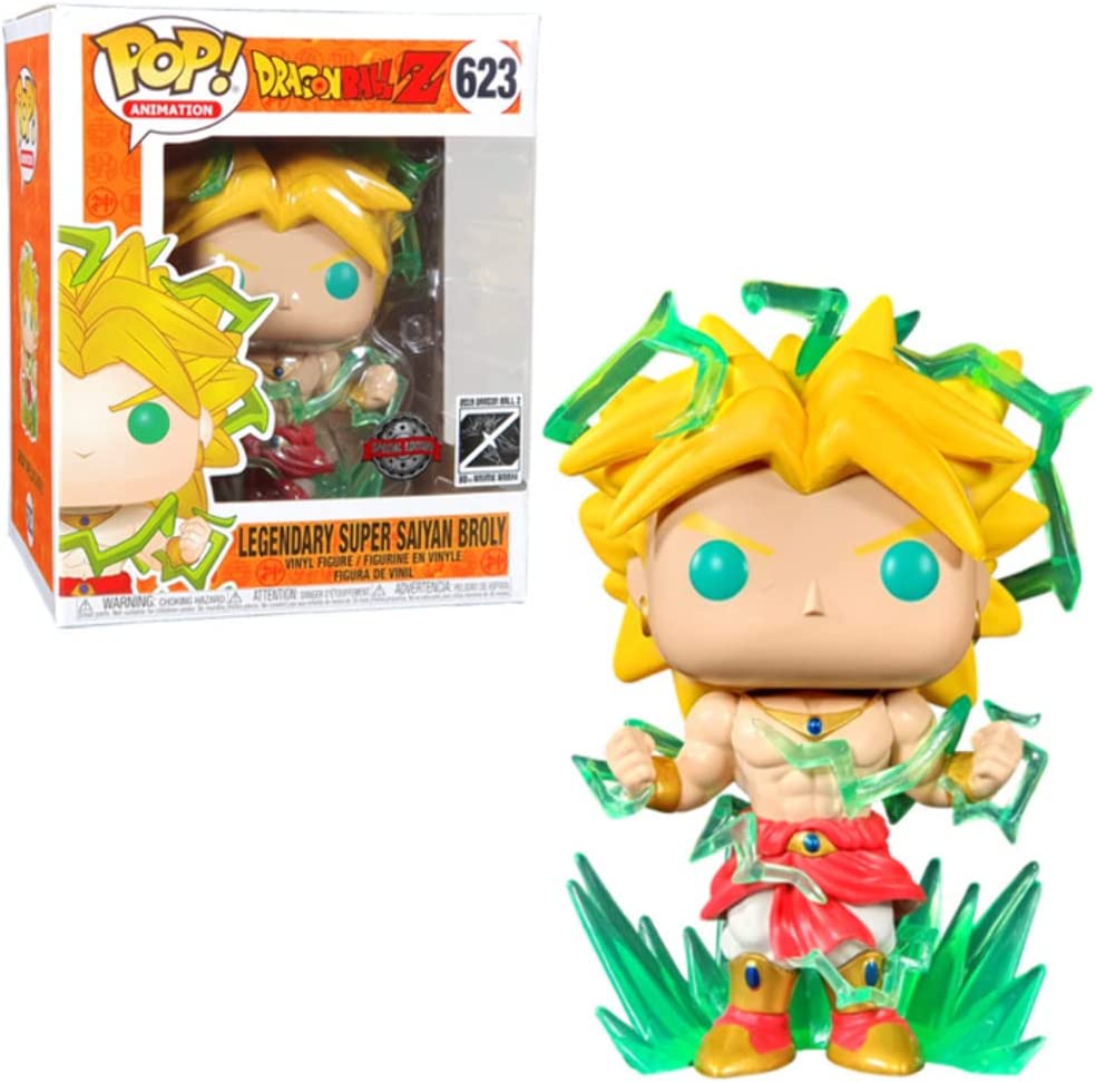 Funko Pop! Animation: Dragon Ball Z - Legendary Super Saiyan Broly 6-in Galactic Toys 30th Anime Anniversary Exclusive