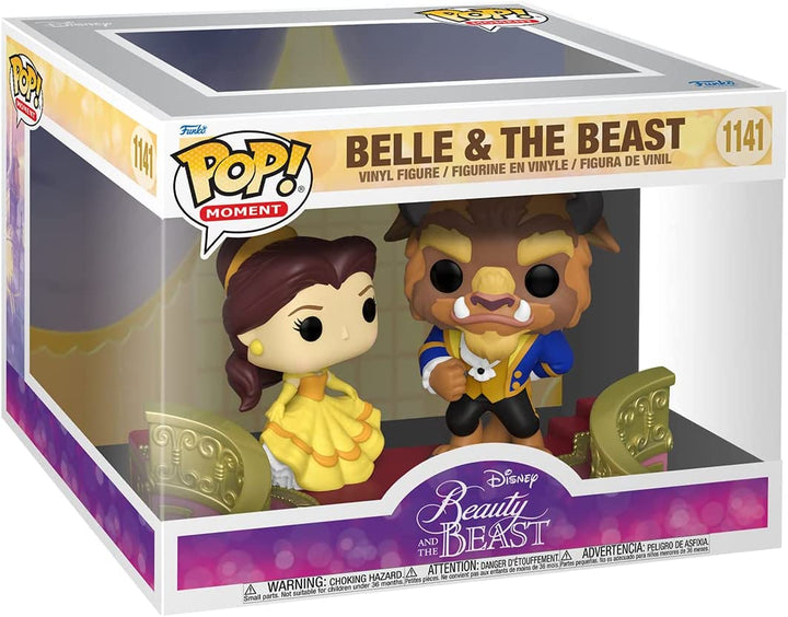 Funko Pop! Moment Disney: Beauty and The Beast- Formal Belle & Beast Vinyl Figure