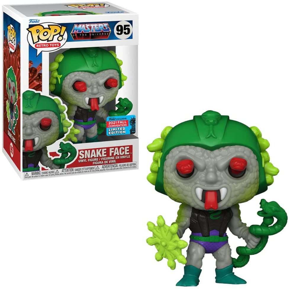 Funko Pop! Masters of The Universe Snake Face 2021 Exclusive Vinyl Figure