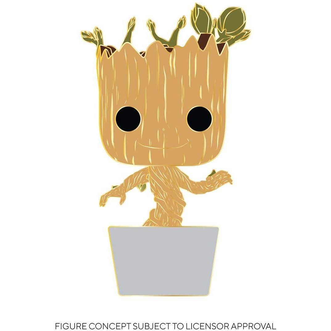 Funko Pop! Pin: Marvel - Baby Groot Chase Pin