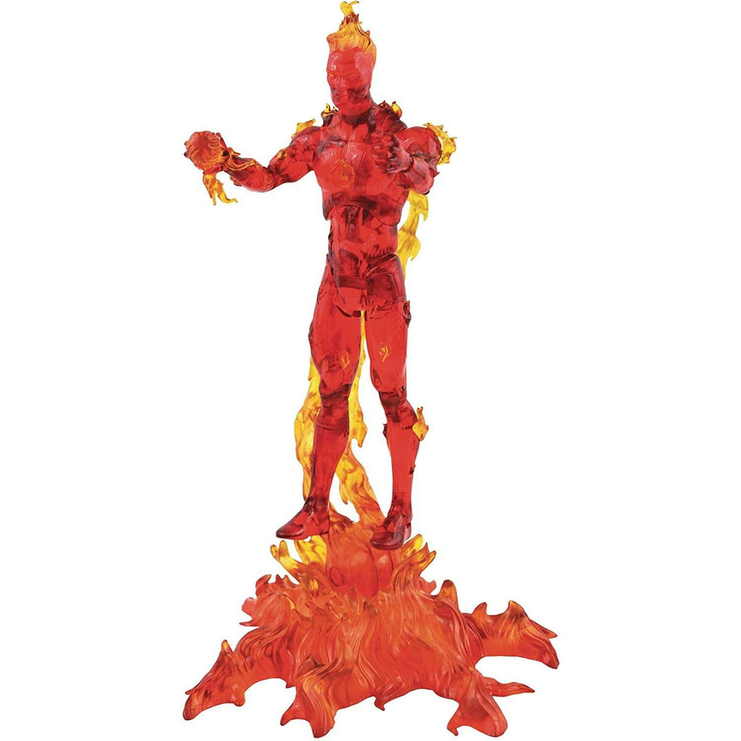 Diamond Select Toys Marvel Select Fantastic Four Human Torch Action Figure
