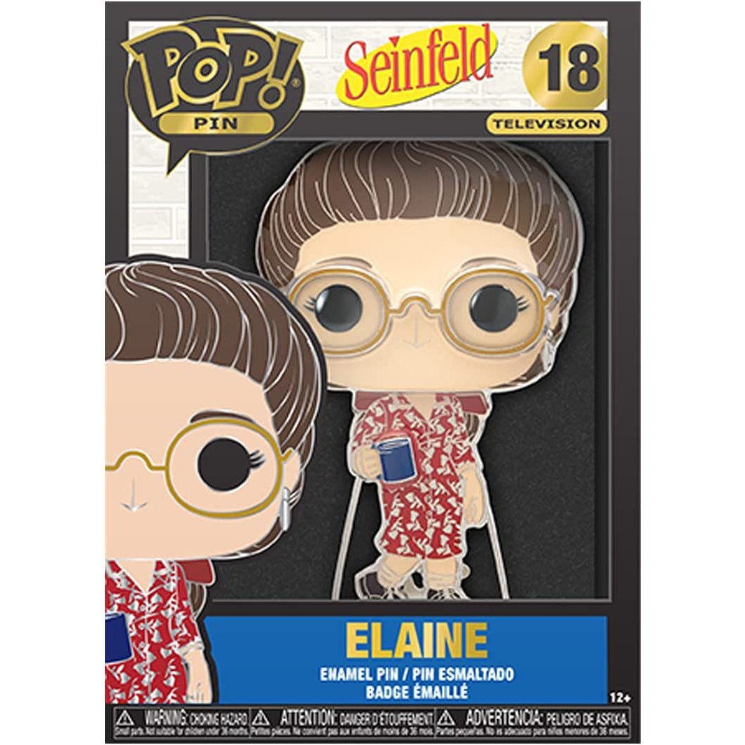 Funko Pop! Pins: Seinfeld - Elaine Enamel Pin